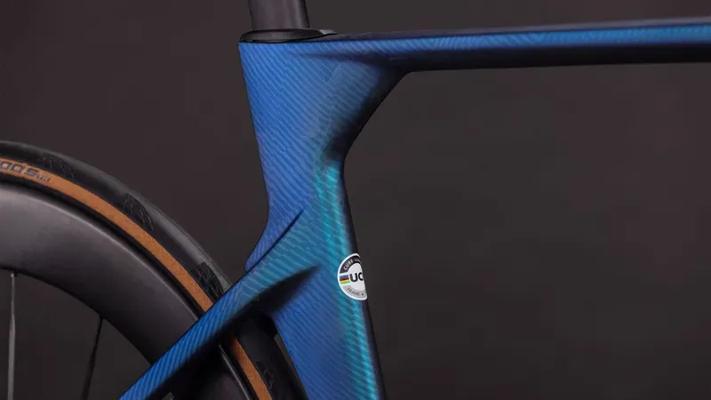 2026 Cube Litening Aero C:68X SLT Road Bike in Atlantis Grid/Ice-6