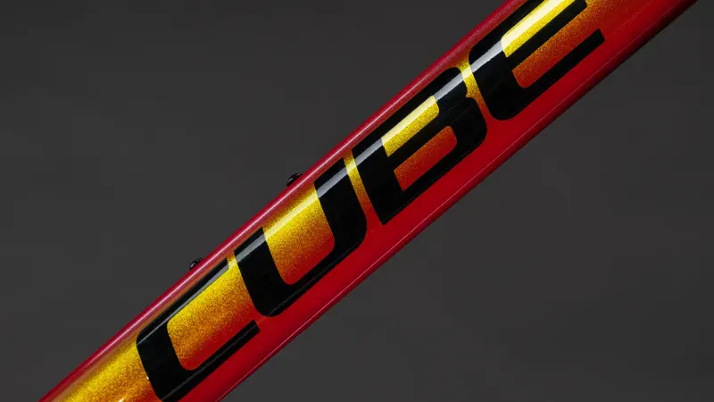 Cube Litening Air C:68X Road Bike Frameset in Glowing Orange/Black-7