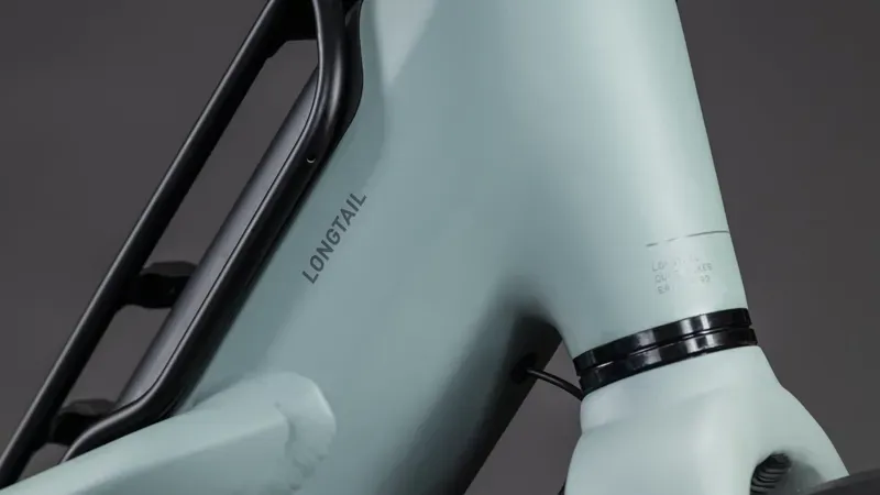 2026 Cube Longtail Hybrid Comfort 800 eCargo Bike in Mineral Grey/Reflex-2