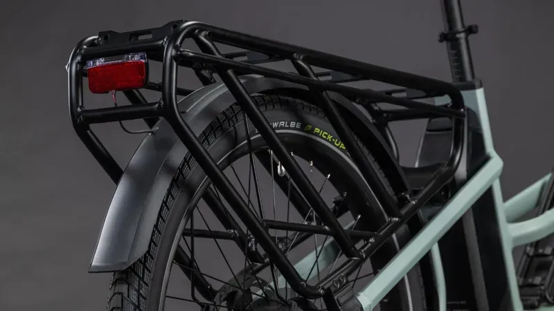 2026 Cube Longtail Hybrid Comfort 800 eCargo Bike in Mineral Grey/Reflex-6