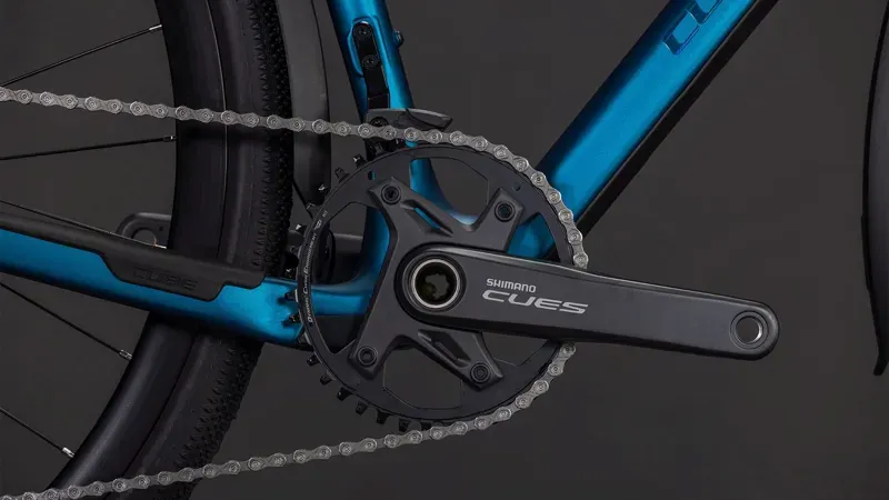 2026 Cube Nulane C:62 SLX FE Gravel Bike in Electric Blue/Blue-4