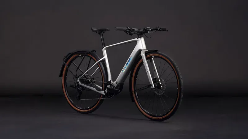2026 Cube Nulane Hybrid C:62 Race 400x FE E-Gravel Bike in Sleek Grey/Prism-1