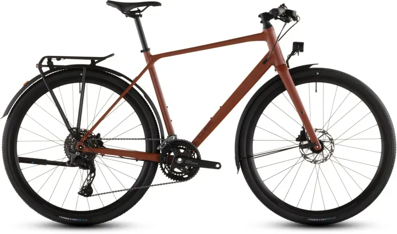 2026 Cube Nulane Race FE Gravel Bike in Amber/Black