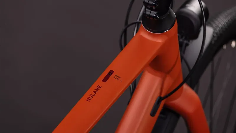 2026 Cube Nulane Race FE Gravel Bike in Amber/Black-2