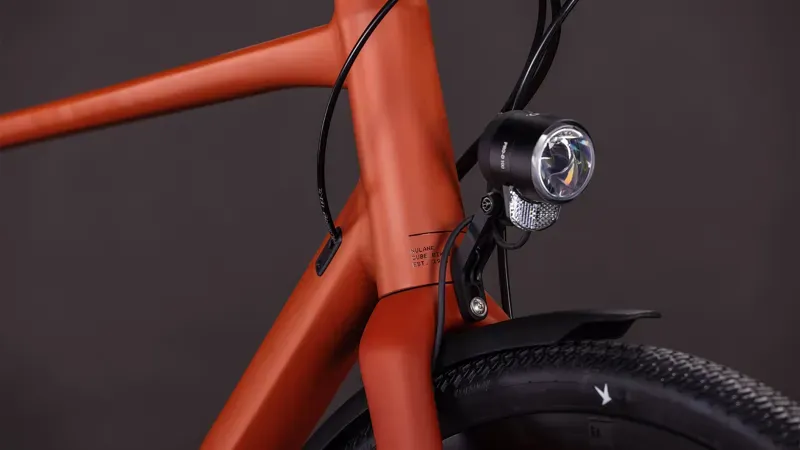 2026 Cube Nulane Race FE Gravel Bike in Amber/Black-6