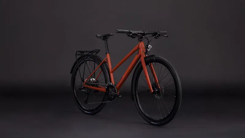 2026 Cube Nulane Race FE Gravel Bike in Amber/Black-8