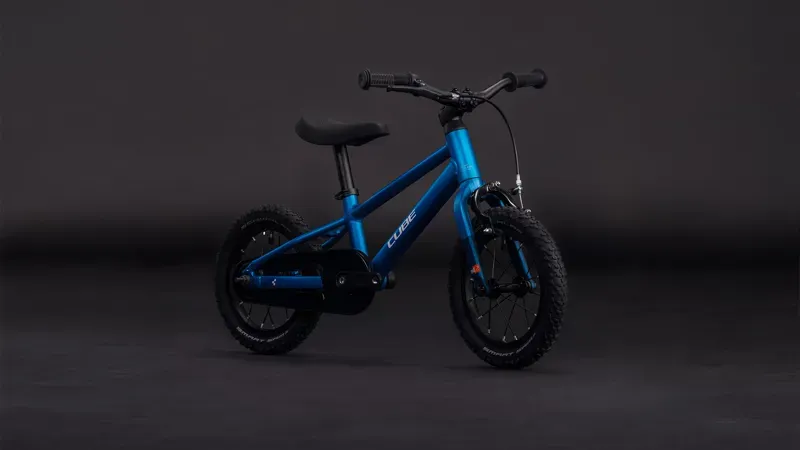 Cube Numove 120 Rt Kids Bike in Topas Blue/Nebula-1