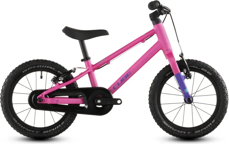 2026 Cube Numove 140 Kids Bike in Fuchsia/Plum
