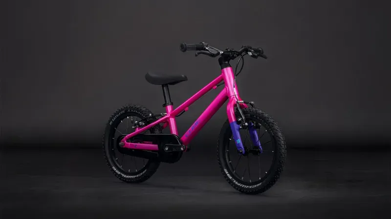 2026 Cube Numove 140 Kids Bike in Fuchsia/Plum-1