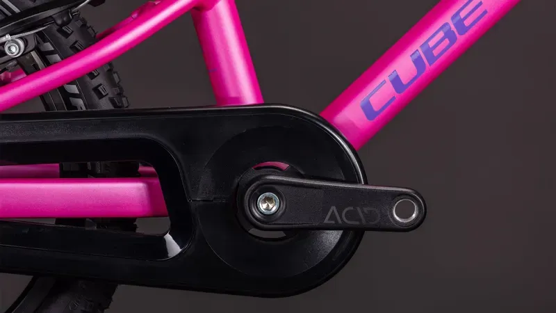 2026 Cube Numove 140 Kids Bike in Fuchsia/Plum-4