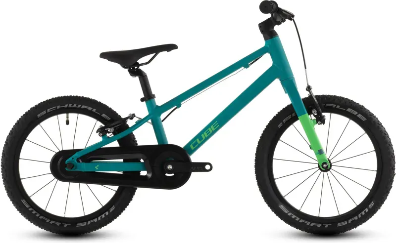 2026 Cube Numove 160 Kids Bike in Sea Green/Green