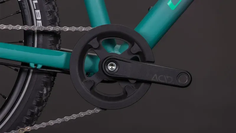 2026 Cube Numove 200 Disc Kids Bike in Lave Grey/Cool Green-4