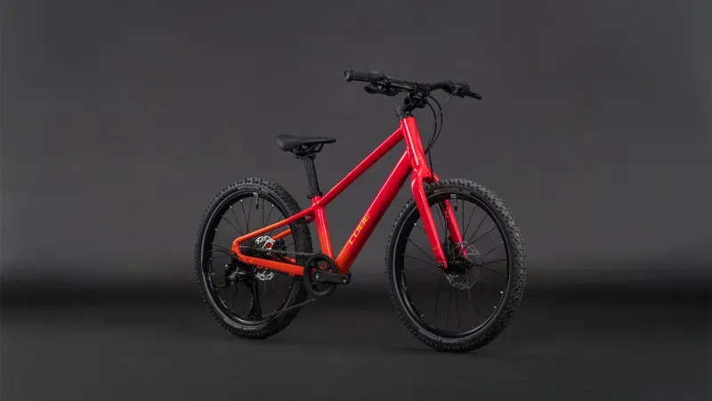 2026 Cube Numove 200 Disc Kids Bike in Red Rose/Peach-1