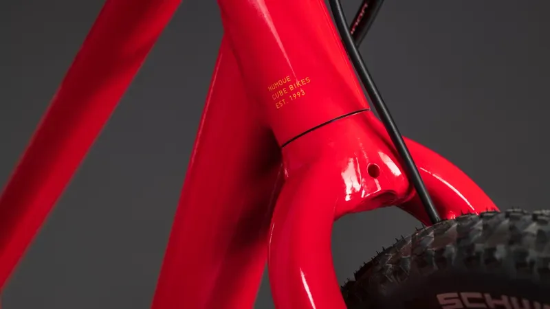 2026 Cube Numove 200 Disc Kids Bike in Red Rose/Peach-5