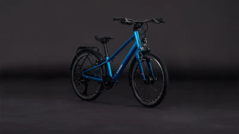 2026 Cube Numove 200 Fe Kids Bike in Topas Blue/Nebula-1