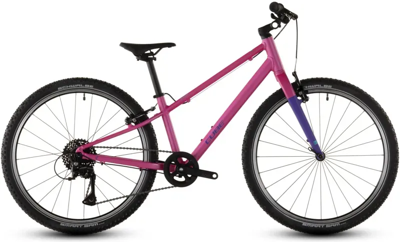 Cube Numove 240 Kids Bike in Fucsia/Plum