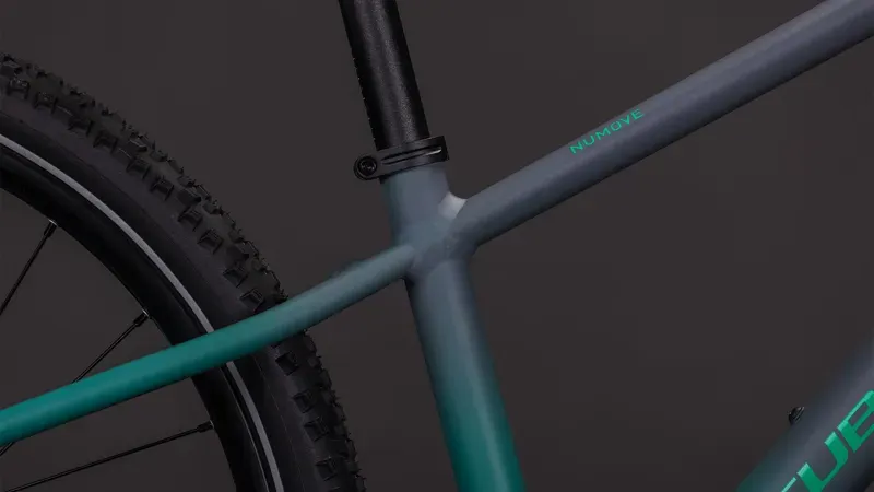 2026 Cube Numove 240 Disc Kids Bike in Lava Grey/Cool Green-2