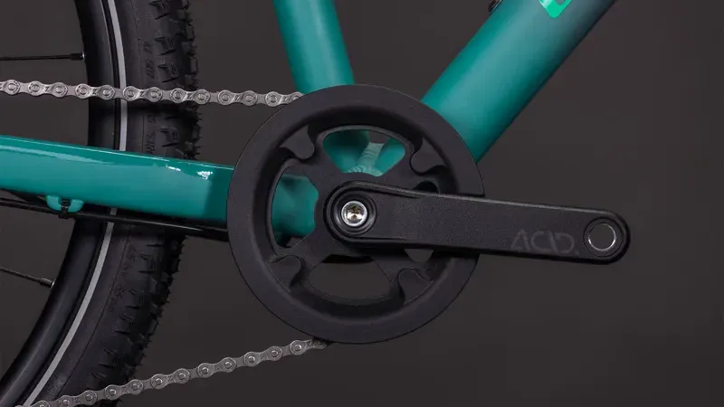 2026 Cube Numove 240 Disc Kids Bike in Lava Grey/Cool Green-3