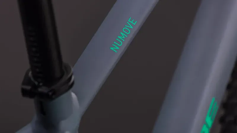 2026 Cube Numove 240 Disc Kids Bike in Lava Grey/Cool Green-5