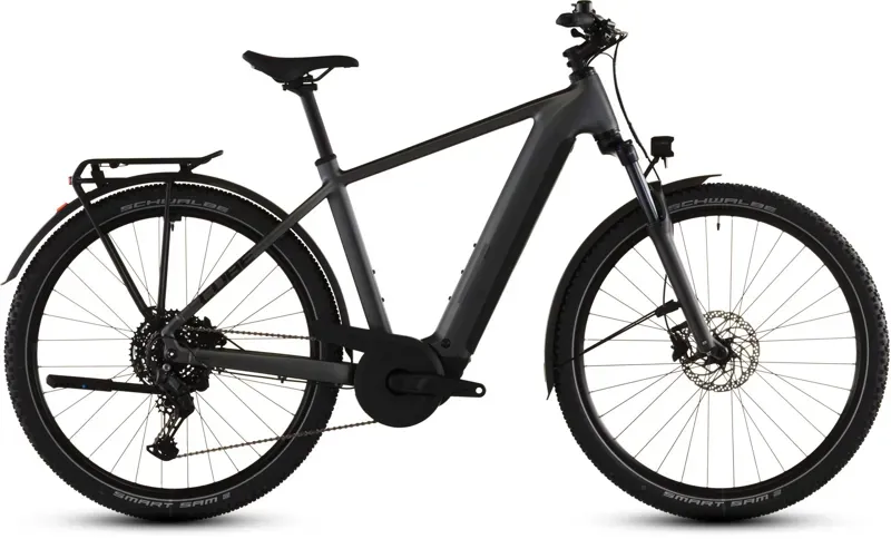 2026 Cube Nuride Hybrid Performance 600 E-Gravel Bike In Slab Grey/Black