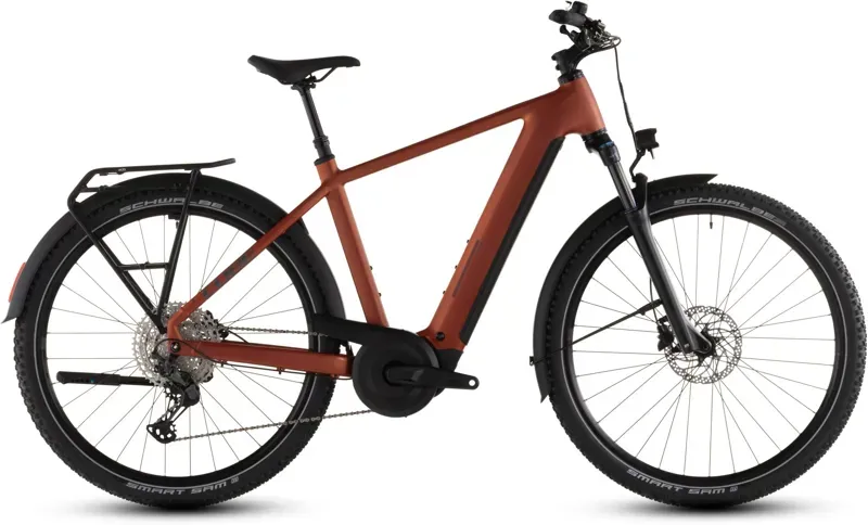 2026 Cube Nuride Hybrid Pro 800 E-Hybrid Bike in Chilli/Black