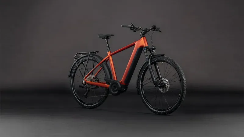 2026 Cube Nuride Hybrid Pro 800 E-Hybrid Bike in Chilli/Black-1