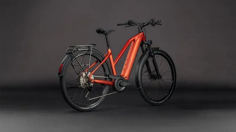 2026 Cube Nuride Hybrid Pro 800 E-Hybrid Bike in Chilli/Black-3
