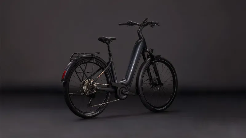 2026 Cube Nuride Hybrid SLX 800 E-Hybrid Bike in Black/Gold-5