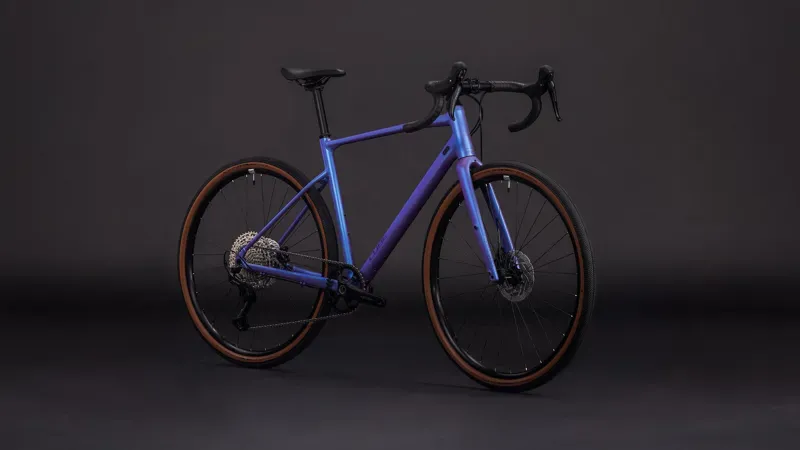 2026 Cube Nuroad EX Gravel Bike in Blue Iris/Lilac-1