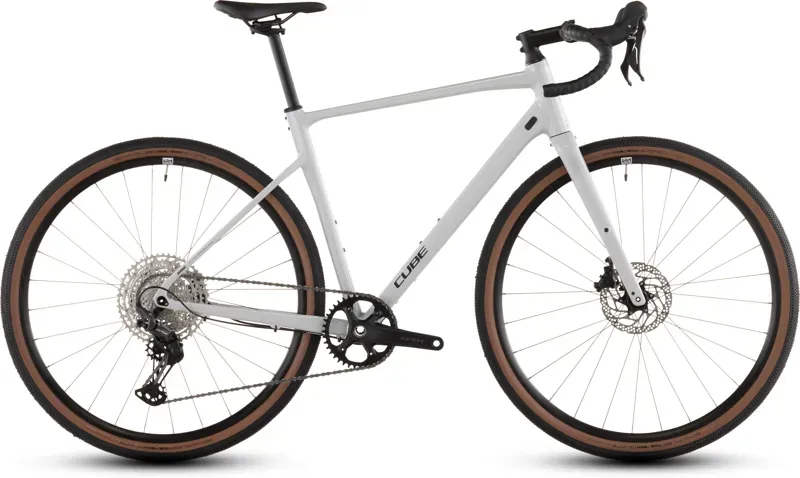 2026 Cube Nuroad EX Gravel Bike in Cotton/Grey
