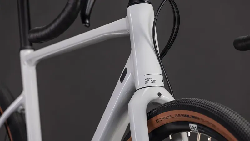 2026 Cube Nuroad EX Gravel Bike in Cotton/Grey-6