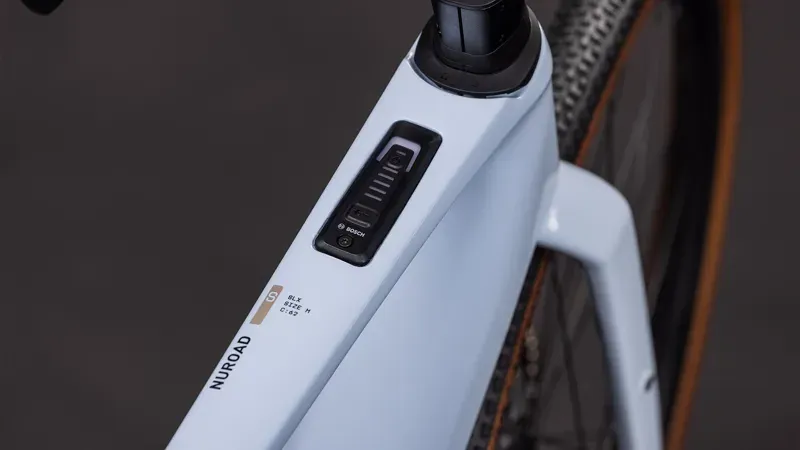 2026 Cube Nuroad Hybrid C:62 SLX 400x E-Gravel Bike in Ice Blue/Prism-2