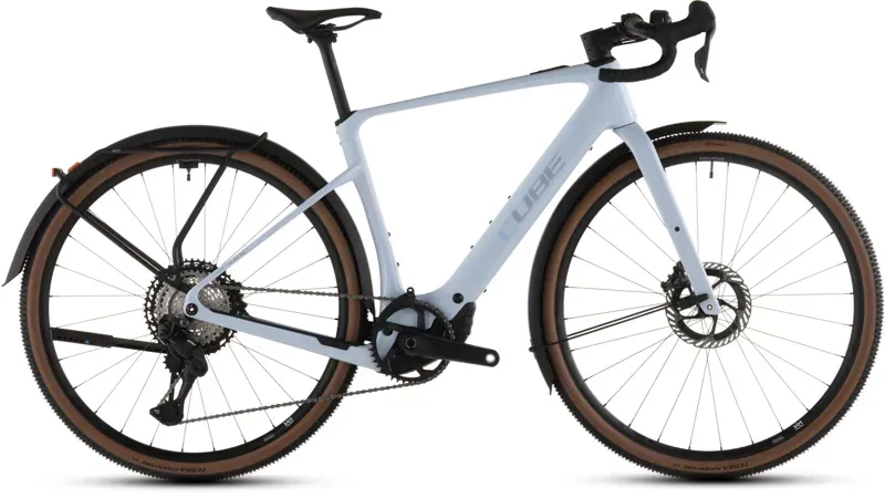 2026 Cube Nuroad Hybrid C:62 SLX 400x FE E-Hybrid Bike in Ice Blue/Prism