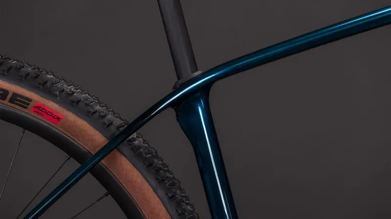 2026 Cube Phenix C:68X Race Mountain Bike in Chrome Blue/Liquid Blue-6