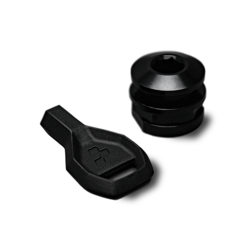 Cube Powertube Coverlock in Black