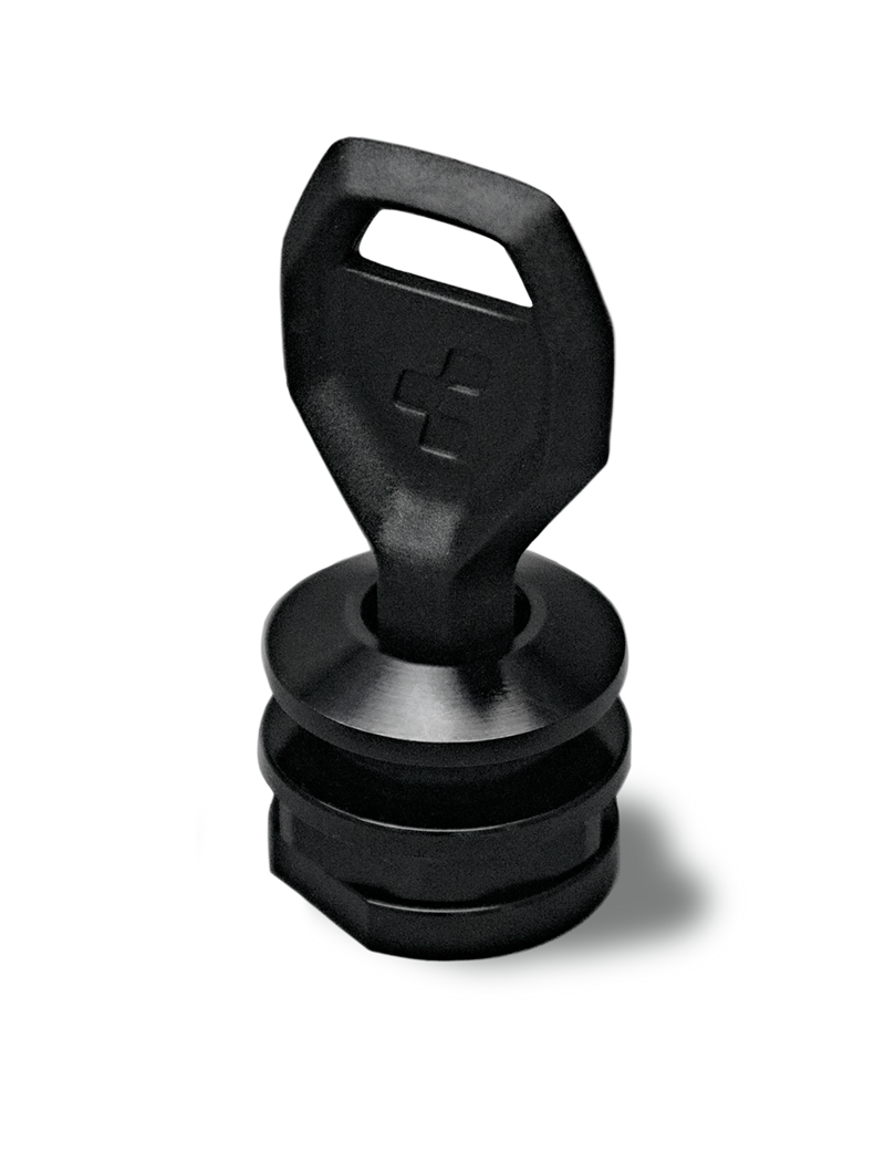 Cube Powertube Coverlock in Black-1