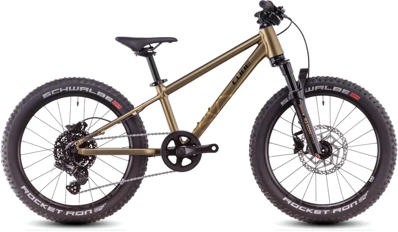 Cube Reaction 200 TM Kids Bike in Golden Time/Black