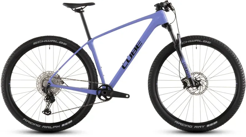 2026 Cube Reaction C:62 One Mountain Bike In Lucid Lilac/Black