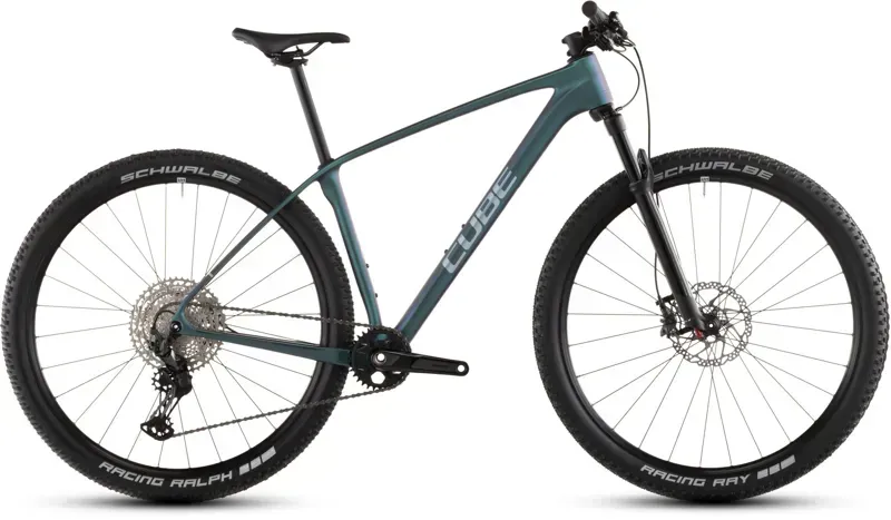 2026 Cube Reaction C:62 Pro Mountain Bike in Polarlight/Black
