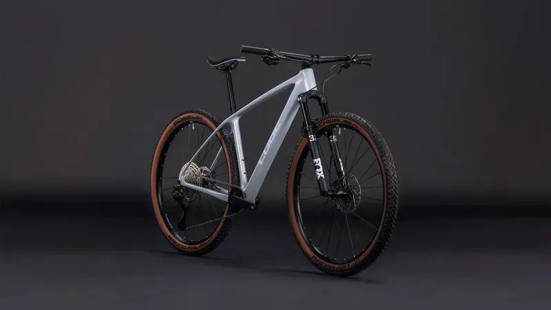 2026 Cube Reaction C:62 Race Mountain Bike in Fog Grey/White-1