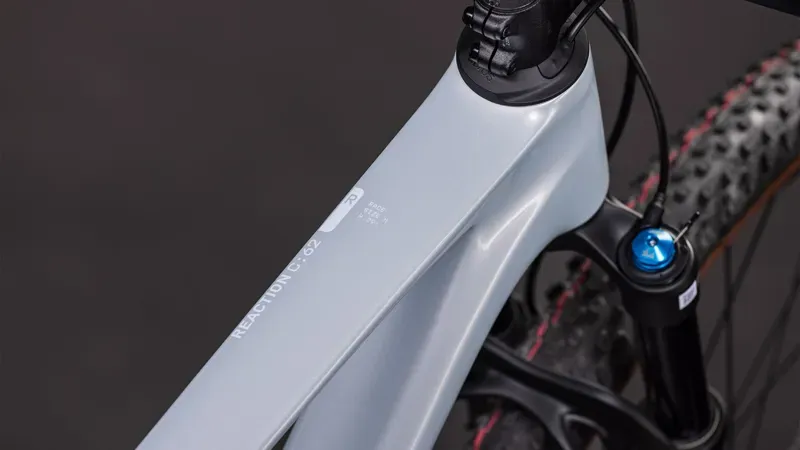 2026 Cube Reaction C:62 Race Mountain Bike in Fog Grey/White-2