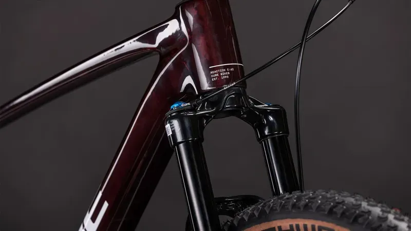 2026 Cube Reaction C:62 Race Mountain Bike in Liquid Red/White-6