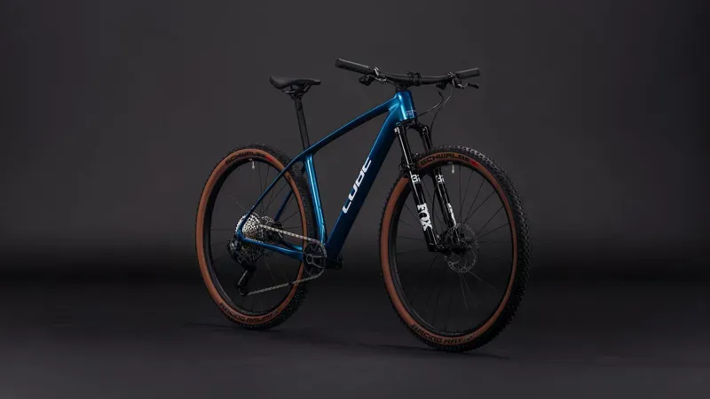 2026 Cube Reaction C:62 SLX Mountain Bike In Electric Blue/White-1