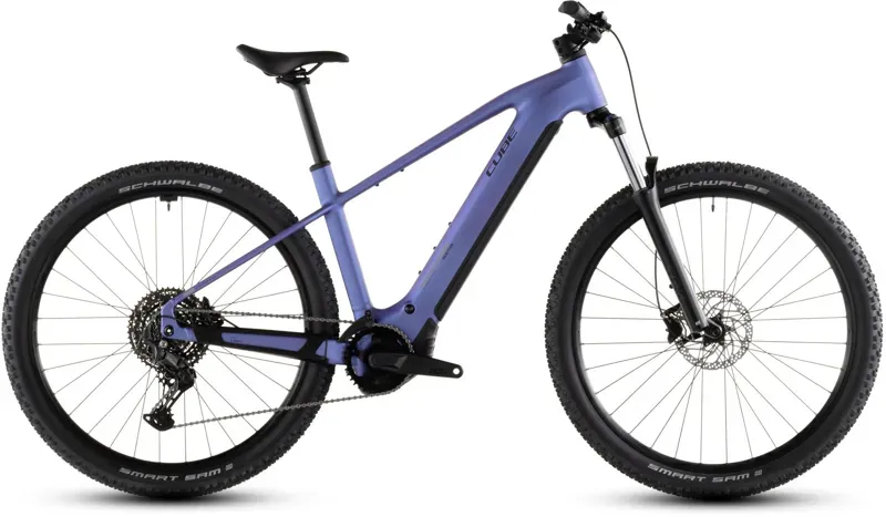 2026 Cube Reaction Hybrid One 800 E-MTB in Blue Iris/Reflect