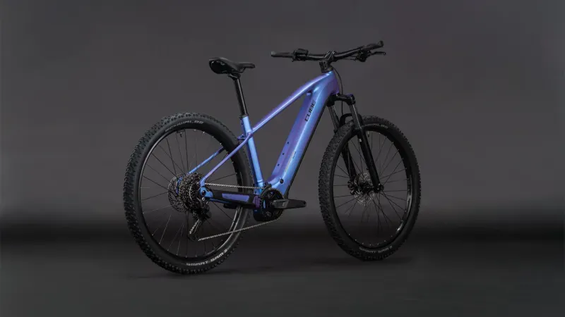 2026 Cube Reaction Hybrid One 800 E-MTB in Blue Iris/Reflect-1