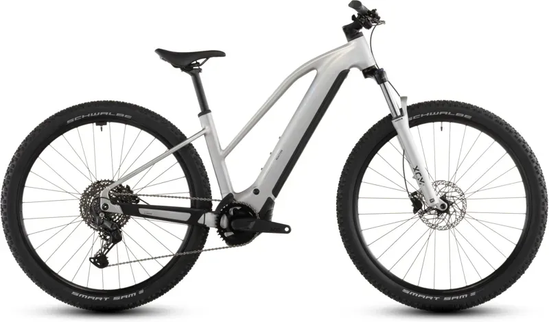 2026 Cube Reaction Hybrid One 800 E-MTB in Sleek Grey/Prism-2