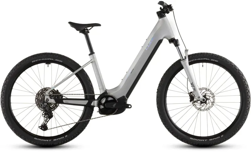 2026 Cube Reaction Hybrid One 800 E-MTB in Sleek Grey/Prism-3