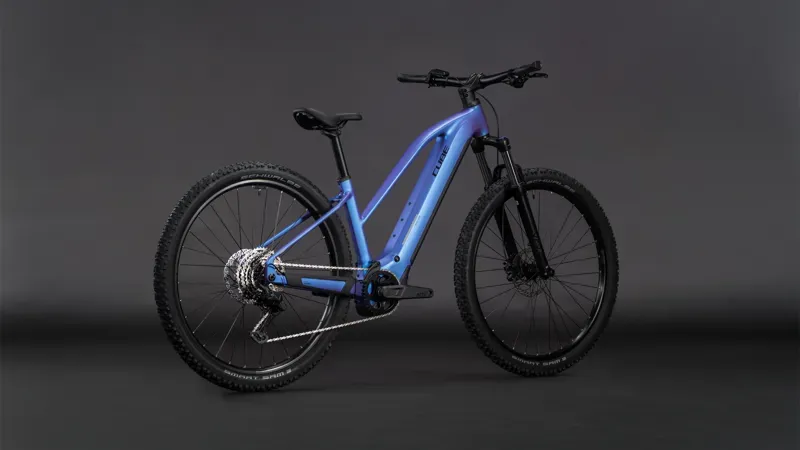2026 Cube Reaction Hybrid One 800 E-MTB in Blue Iris/Reflect-1