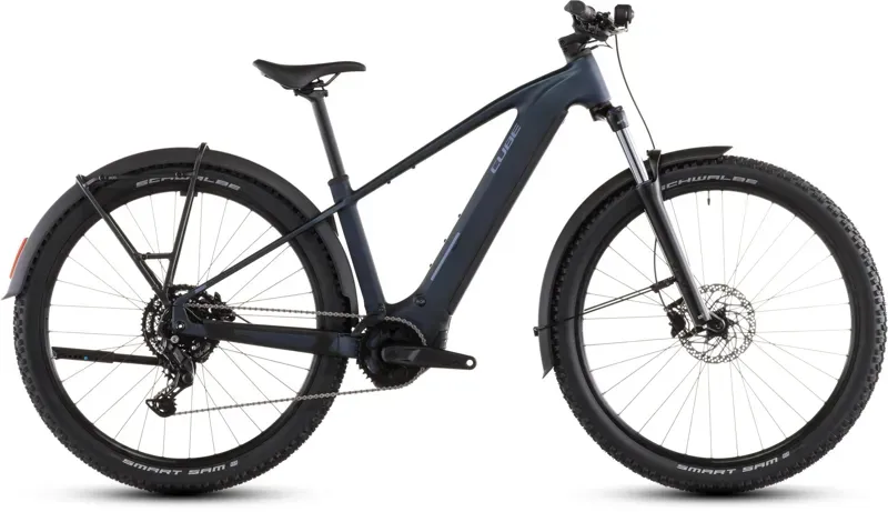 2026 Cube Reaction Hybrid Performance 600 FE E-MTB In Indigo Blue