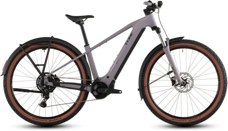 2026 Cube Reaction Hybrid Performance 600 FE E-MTB In Plumgrey/Blac